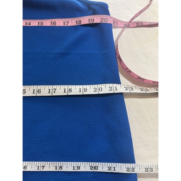 The Limited Womens Blouse Blue Sleeveless Minimalist Y2k 90s 2000's Office work - Picture 8 of 12